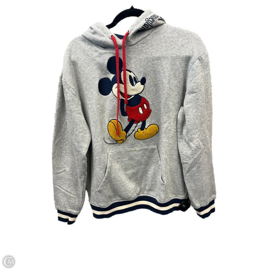 Sweatshirt Hoodie By Disney Store In Grey, Size: S