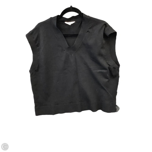 Vest Sweater By Terra & Sky In Black, Size: 1x