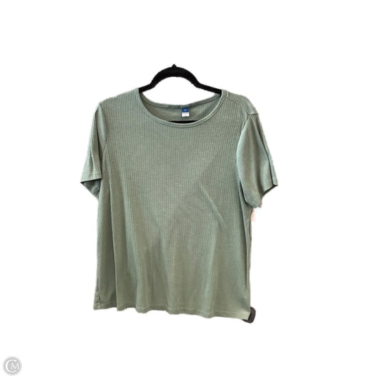 Top Short Sleeve By Old Navy In Green, Size: M