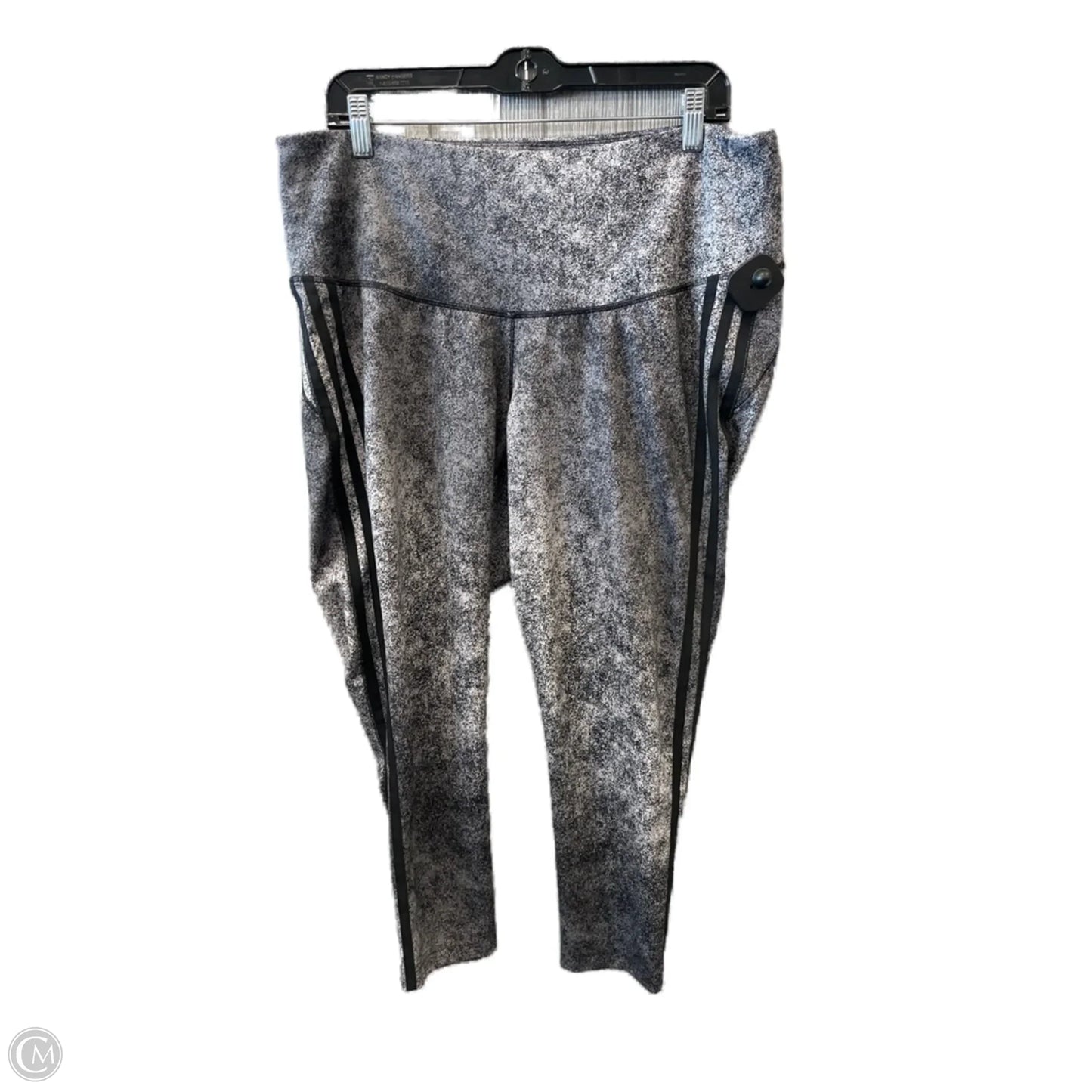 Athletic Leggings By Adidas In Grey, Size: 3x