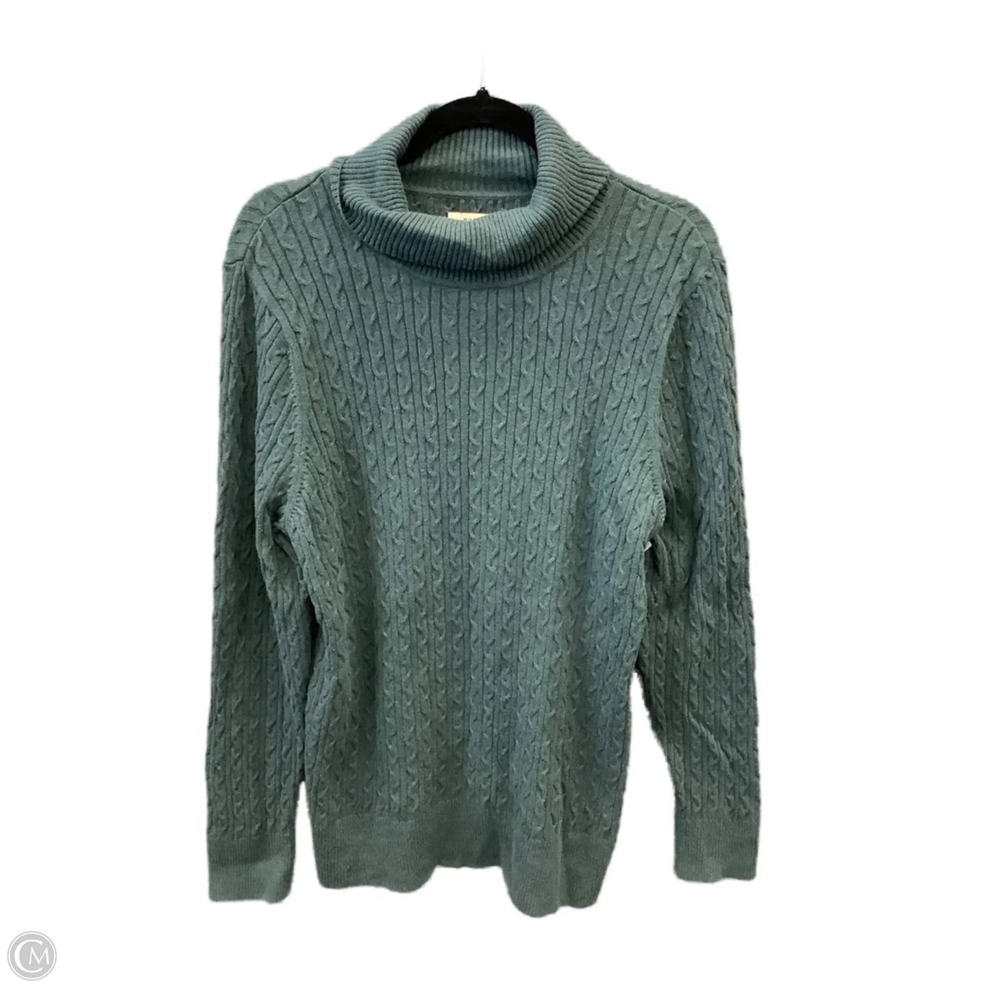 Sweater By Sonoma In Green, Size: 1x