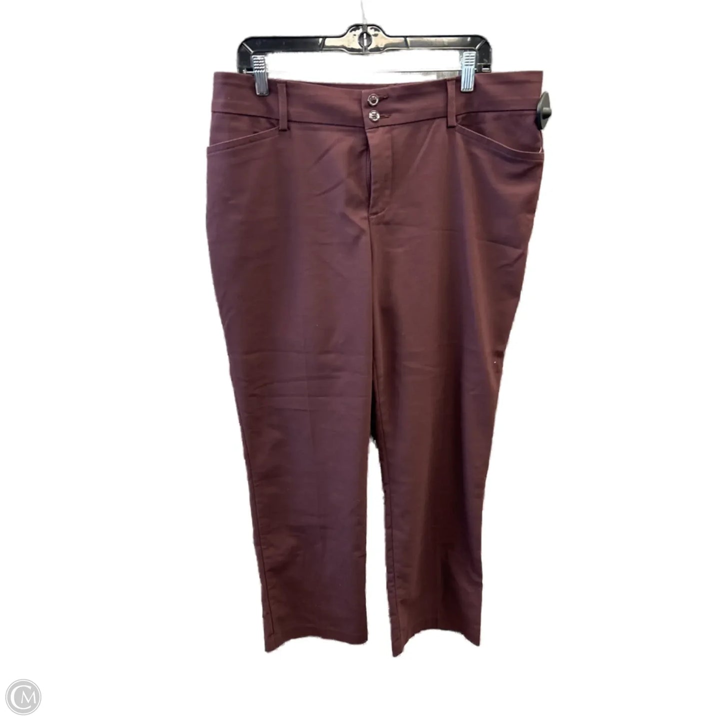 Pants Dress By Lee In Maroon, Size: 16