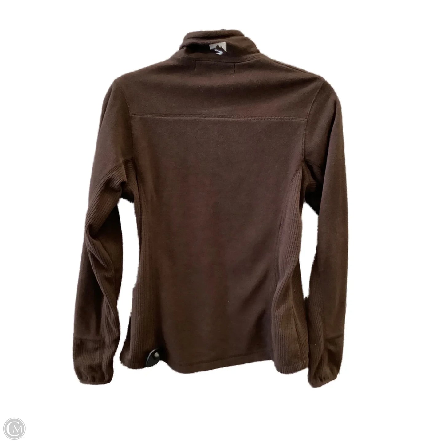 Jacket Fleece By Clothes Mentor In Brown, Size: M