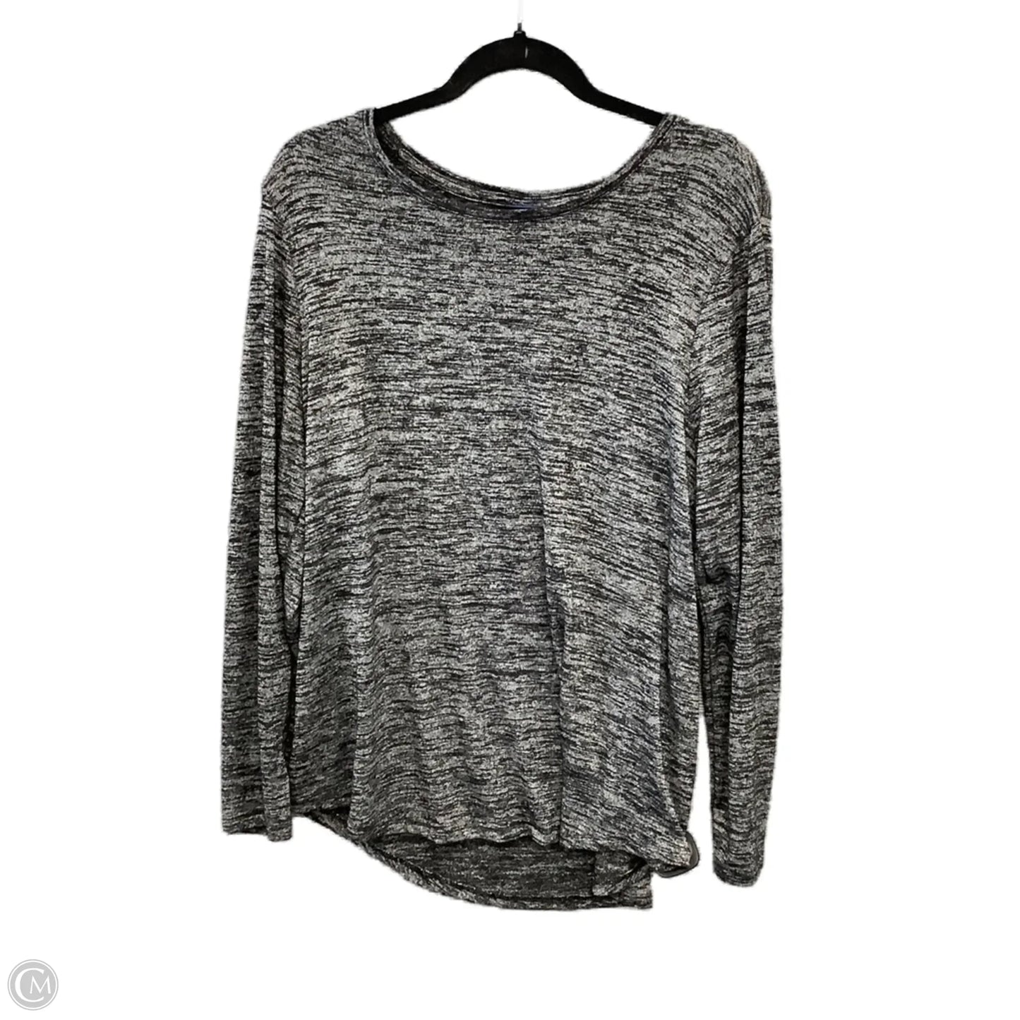 Top Long Sleeve By Apt 9 In Grey, Size: Xxl