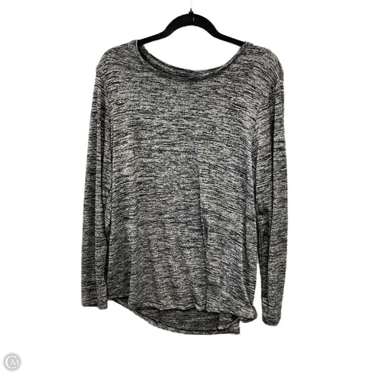 Top Long Sleeve By Apt 9 In Grey, Size: Xxl