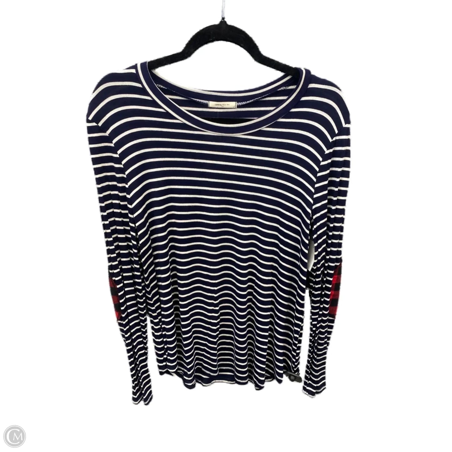 Top Long Sleeve By Mon Ami In Striped Pattern, Size: L
