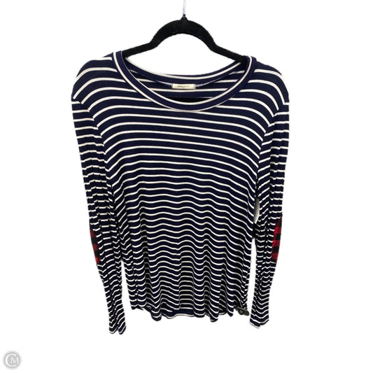 Top Long Sleeve By Mon Ami In Striped Pattern, Size: L
