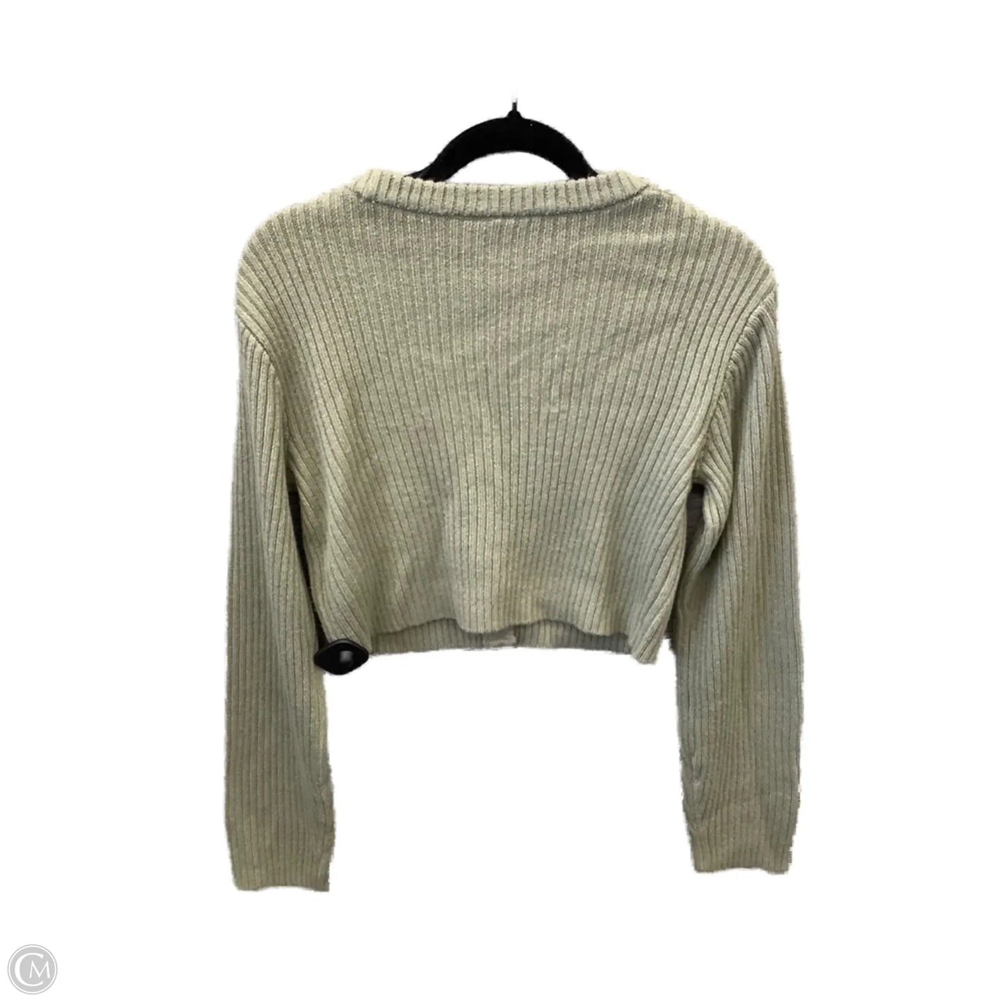 Sweater Cardigan By Divided In Green, Size: S
