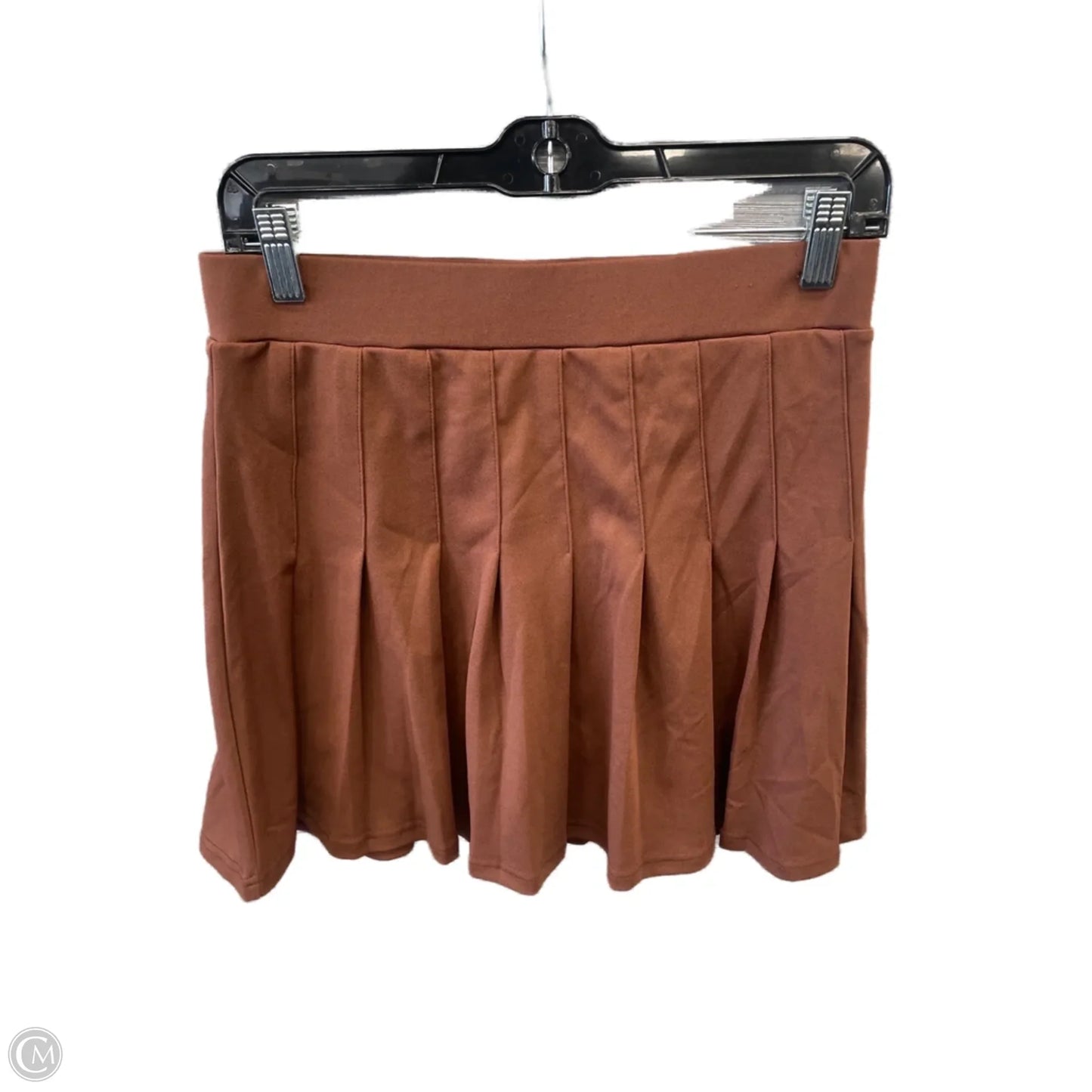 Athletic Skort By Clothes Mentor In Brown, Size: L