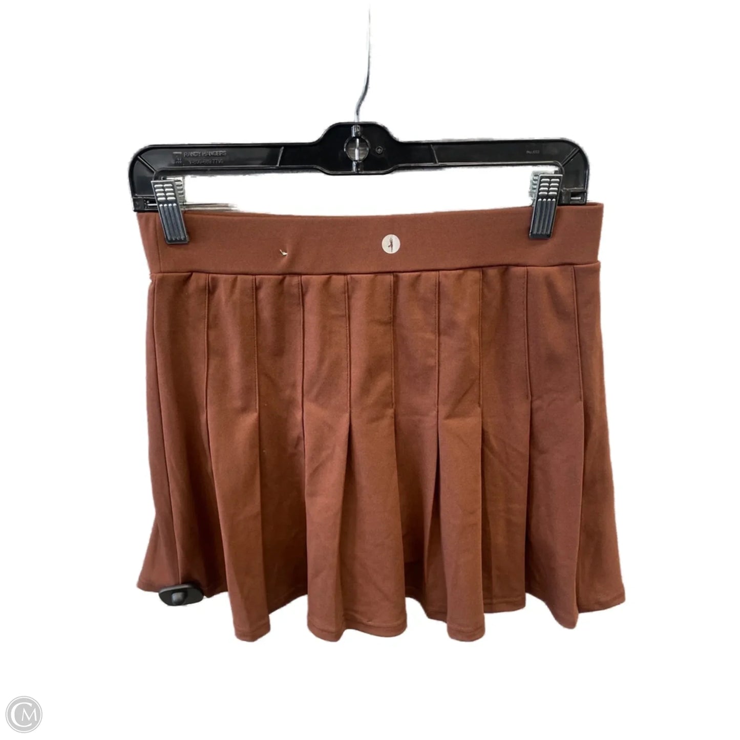 Athletic Skort By Clothes Mentor In Brown, Size: L