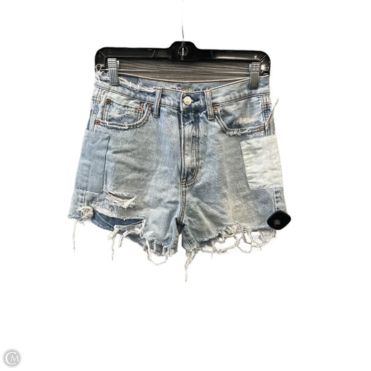 Shorts By American Eagle In Blue Denim, Size: 4