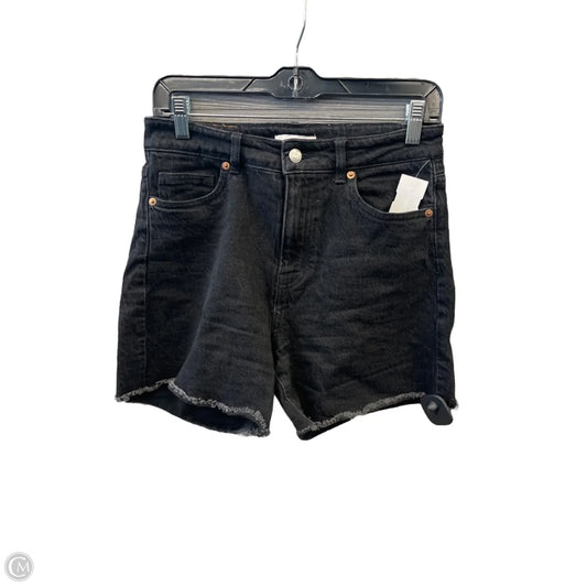Shorts By H&m In Black Denim, Size: 8