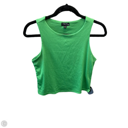 Top Sleeveless By Clothes Mentor In Green, Size: S