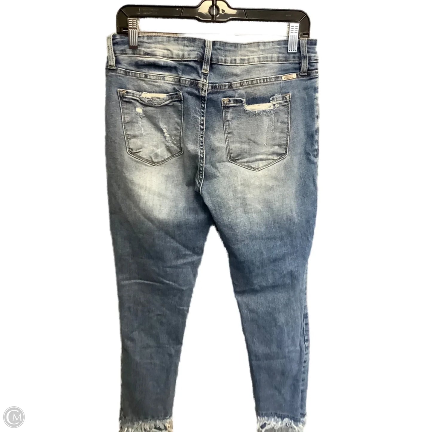 Jeans Skinny By Kancan In Blue Denim, Size: 10
