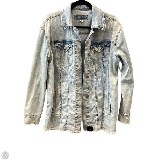Jacket Denim By Maurices In Blue Denim, Size: S