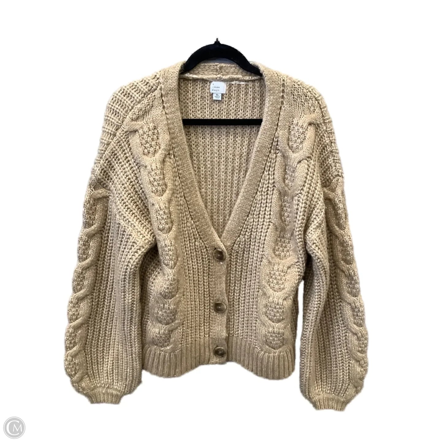 Sweater By A New Day In Tan, Size: Xl