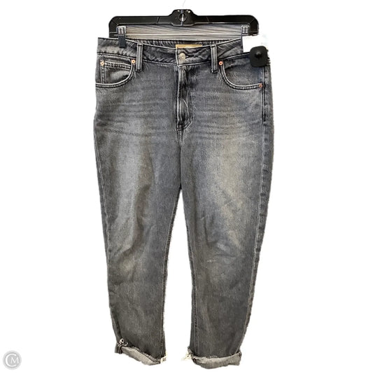 Jeans Straight By Clothes Mentor In Black Denim, Size: 8