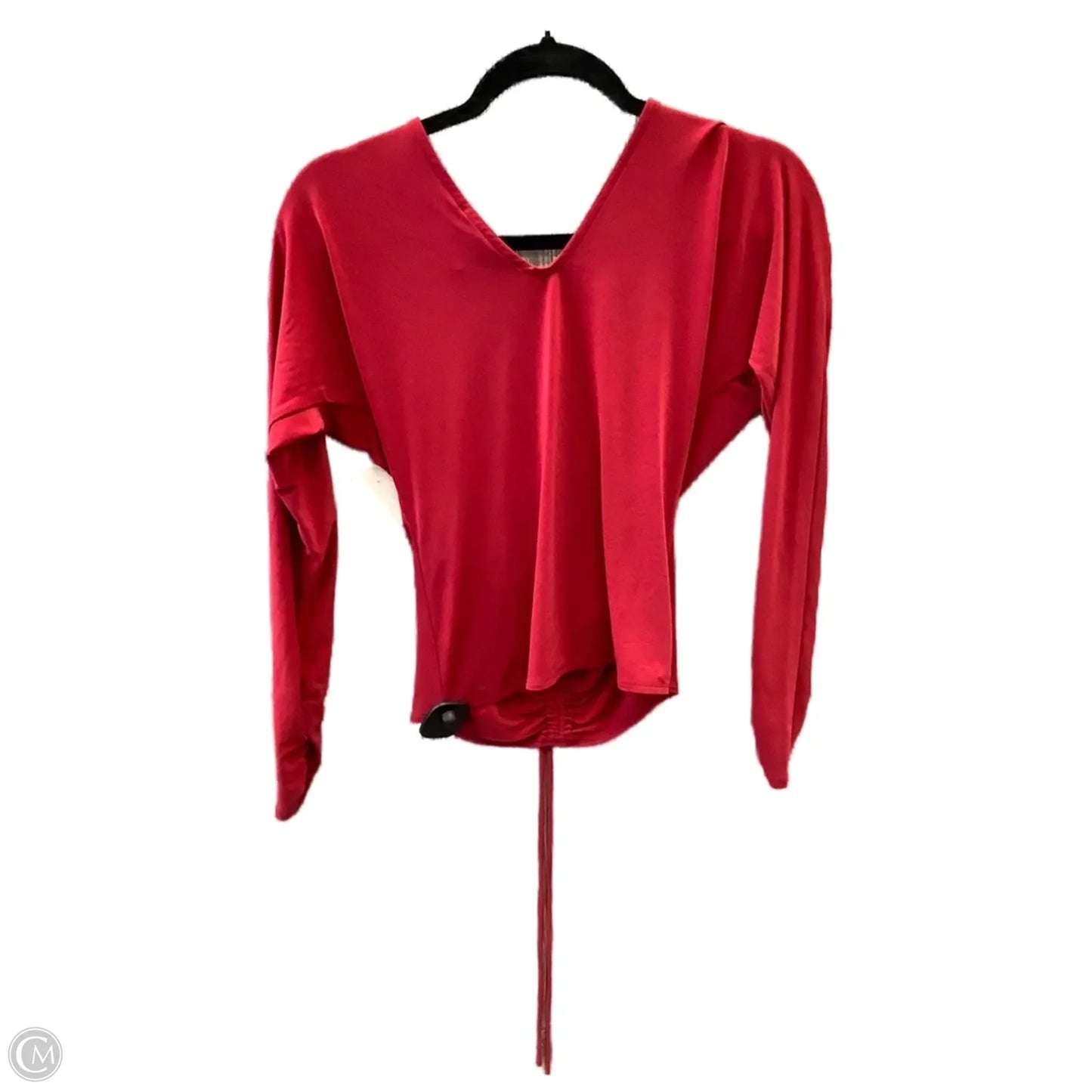 Top Long Sleeve By White House Black Market In Red, Size: Xs