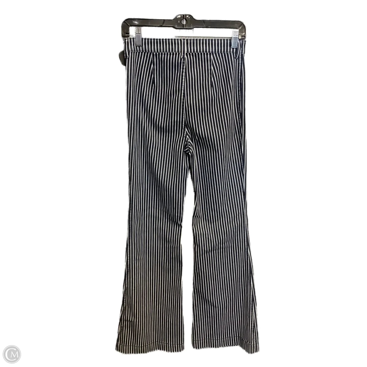 Jeans Flared By Clothes Mentor In Striped Pattern, Size: 4
