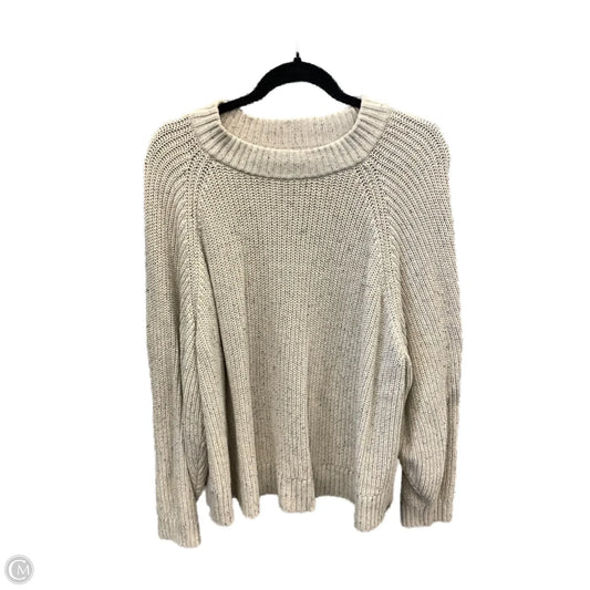 Sweater By Old Navy In Cream, Size: Xxl