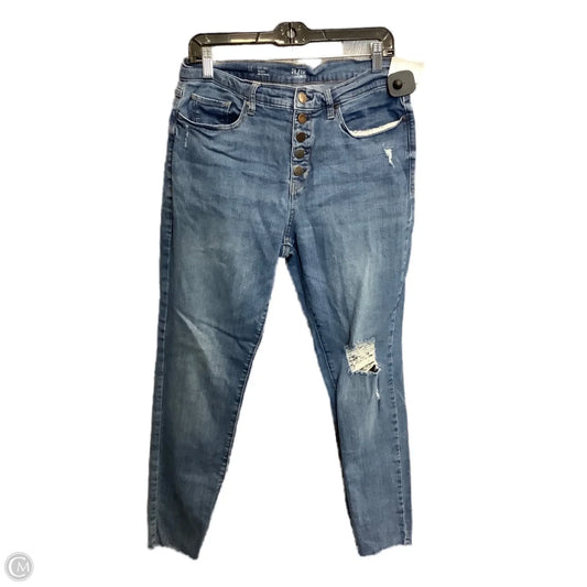 Jeans Skinny By Ana In Blue Denim, Size: 14