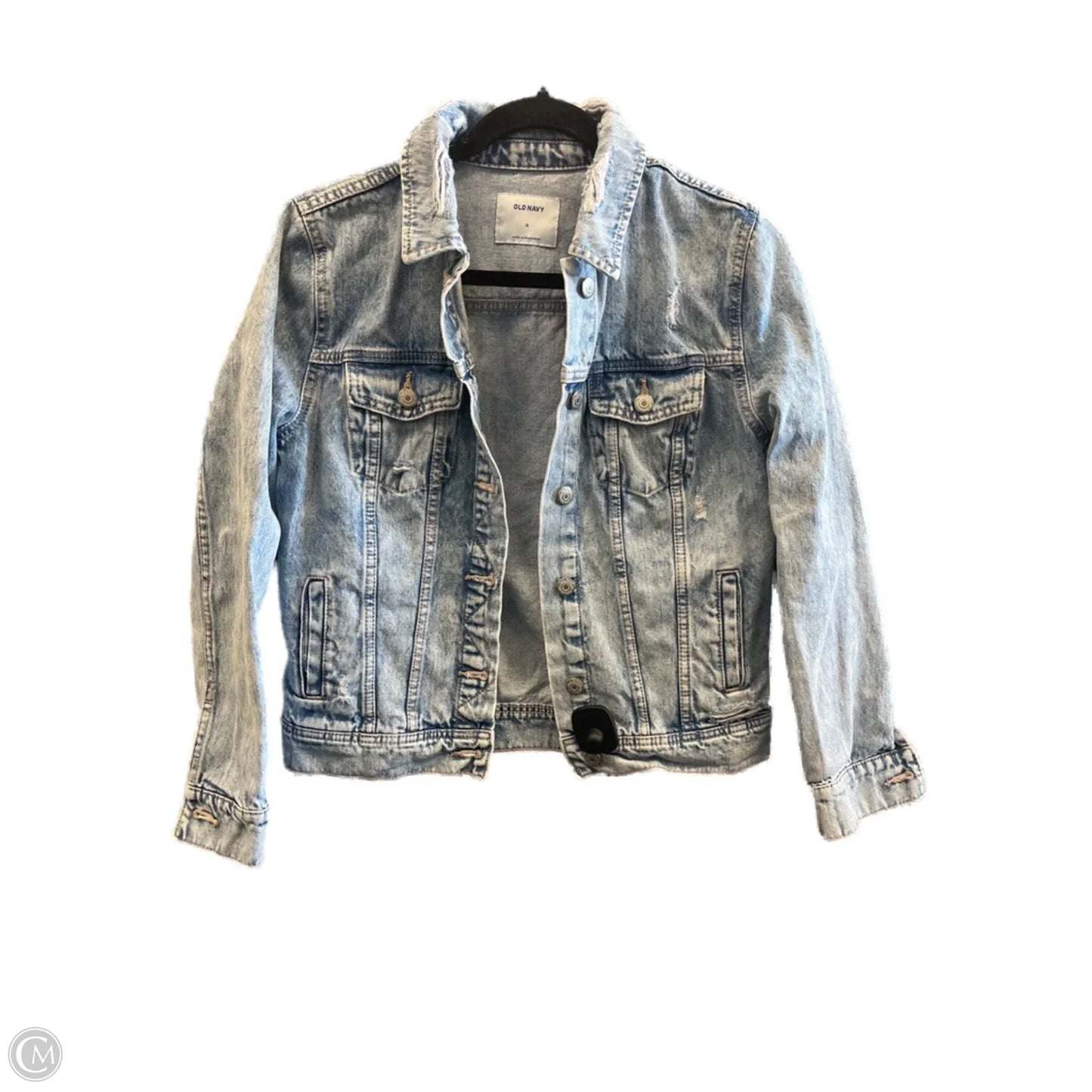 Jacket Denim By Old Navy In Blue Denim, Size: S
