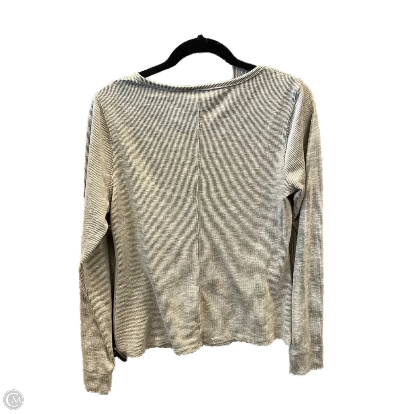 Top Long Sleeve By Universal Thread In Grey, Size: L