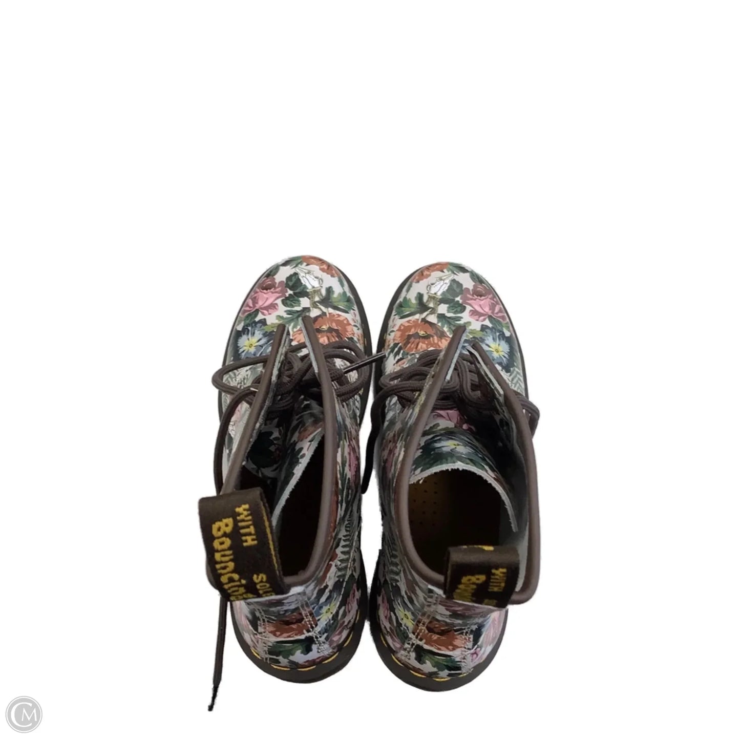 Boots Combat By Dr Martens In Floral Print, Size: 8