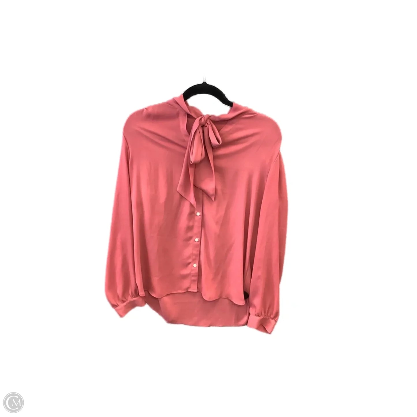 Blouse Long Sleeve By J. Crew In Pink, Size: S