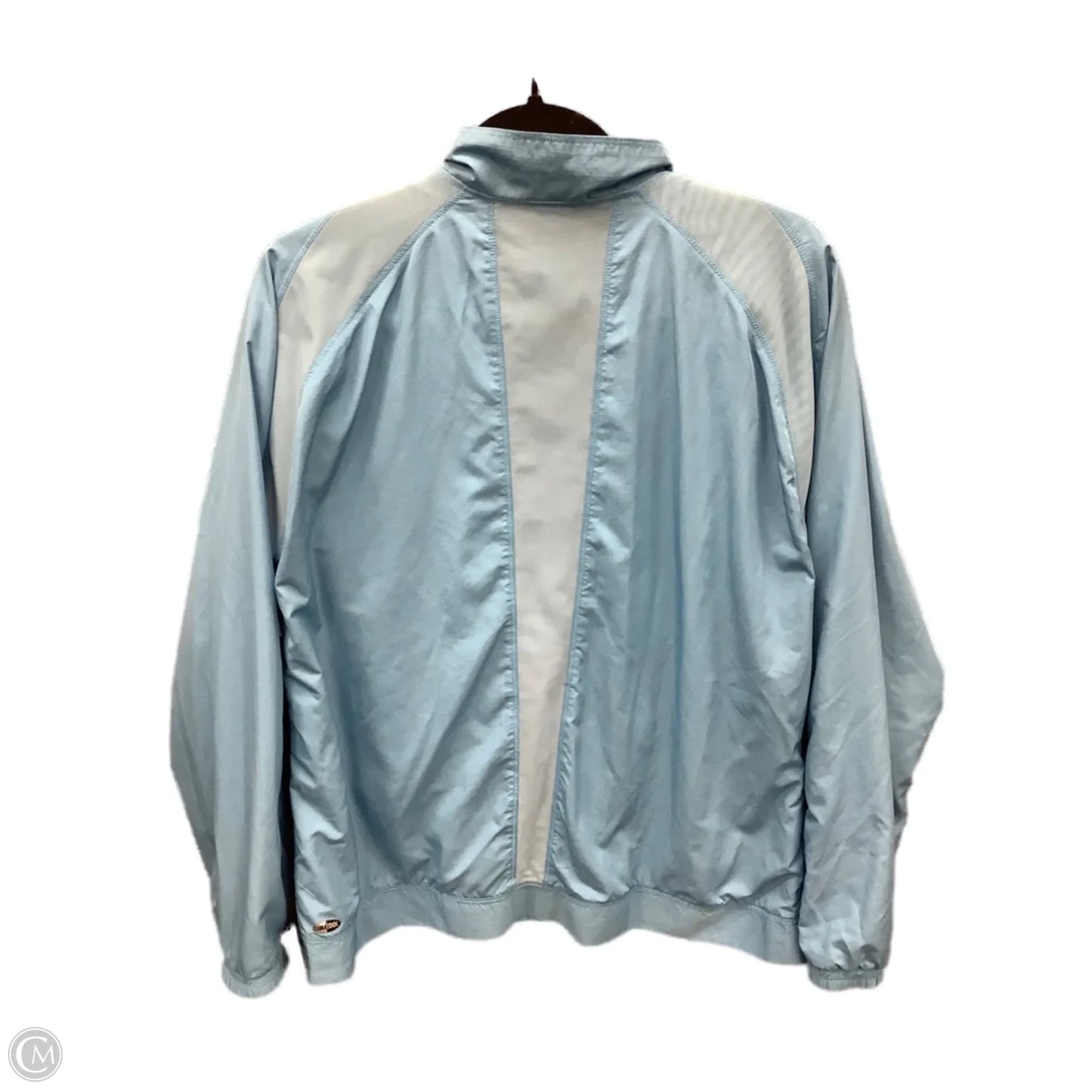Athletic Jacket By Adidas In Blue, Size: L