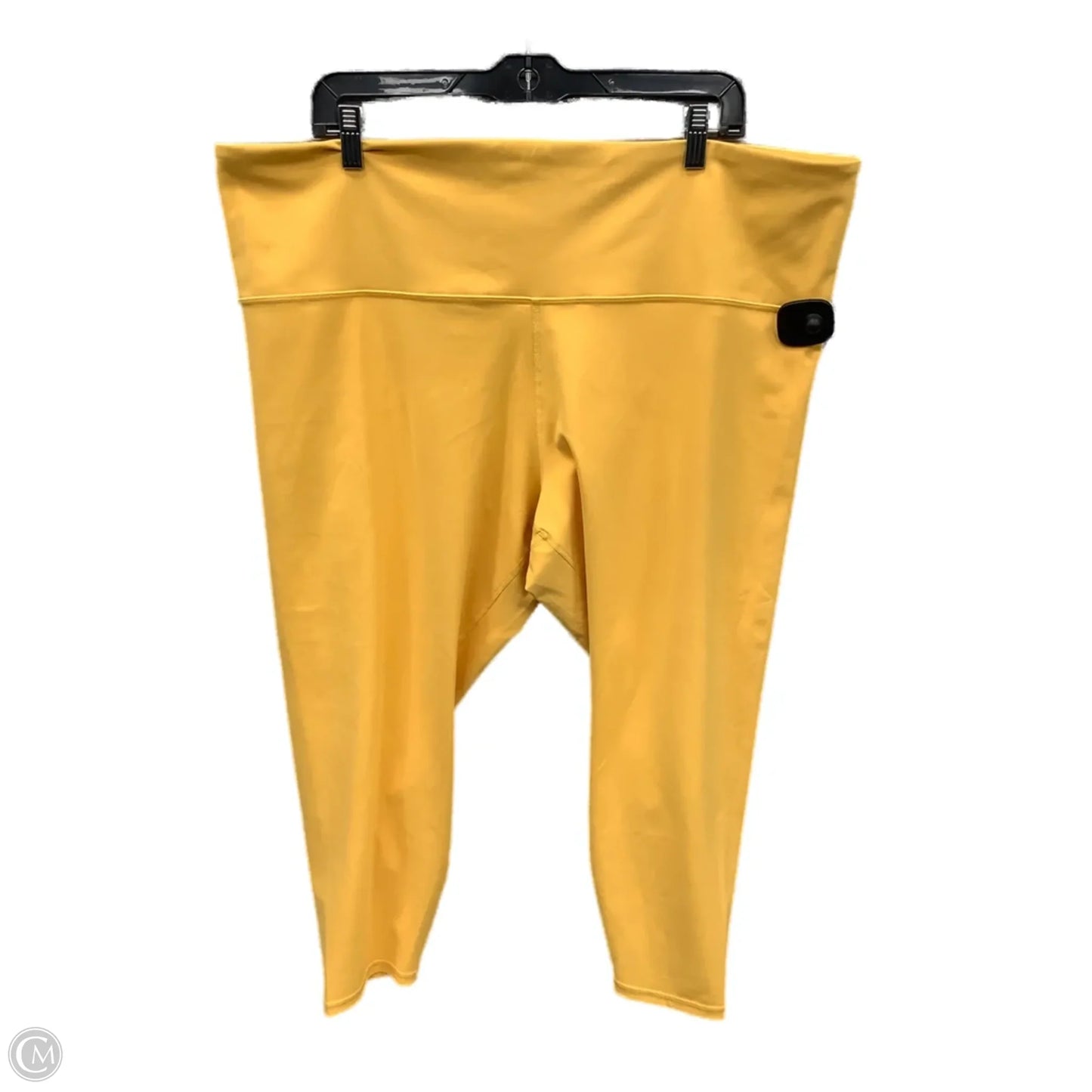Athletic Leggings By Athleta In Yellow, Size: 3x