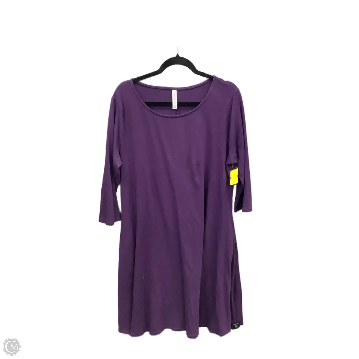 Dress Casual Short By Zenana In Purple, Size: 3x