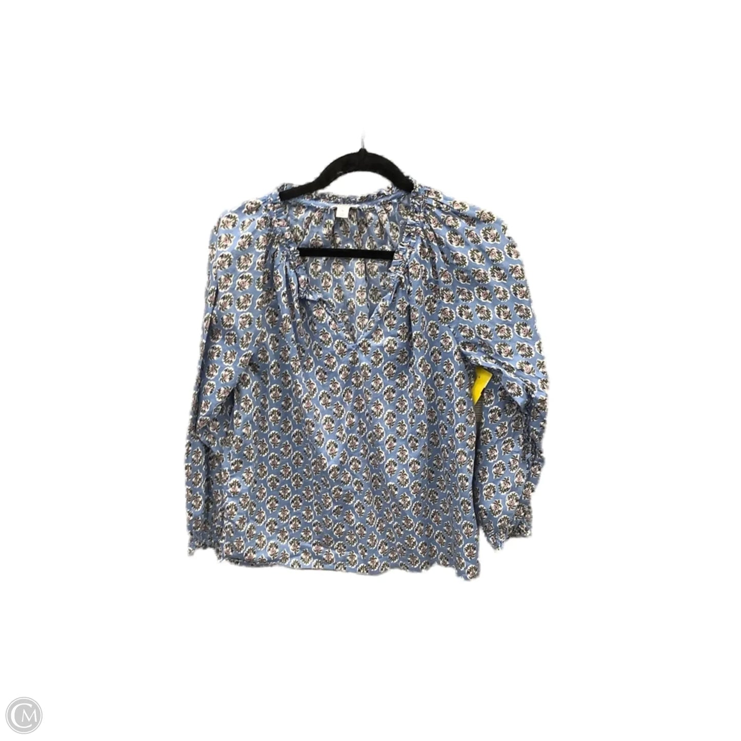 Top Long Sleeve By J. Crew In Blue, Size: S