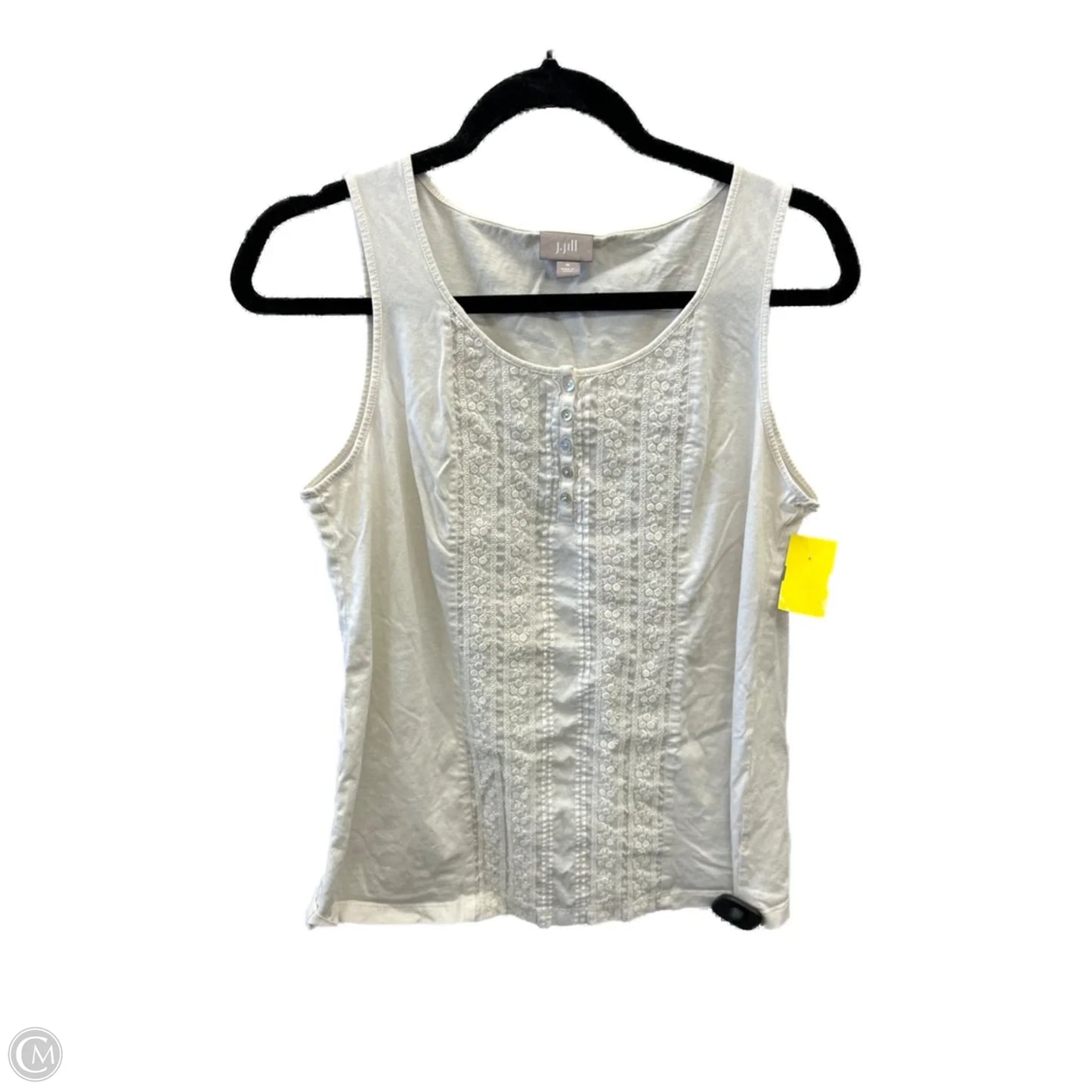 Top Sleeveless By J. Jill In Cream, Size: M