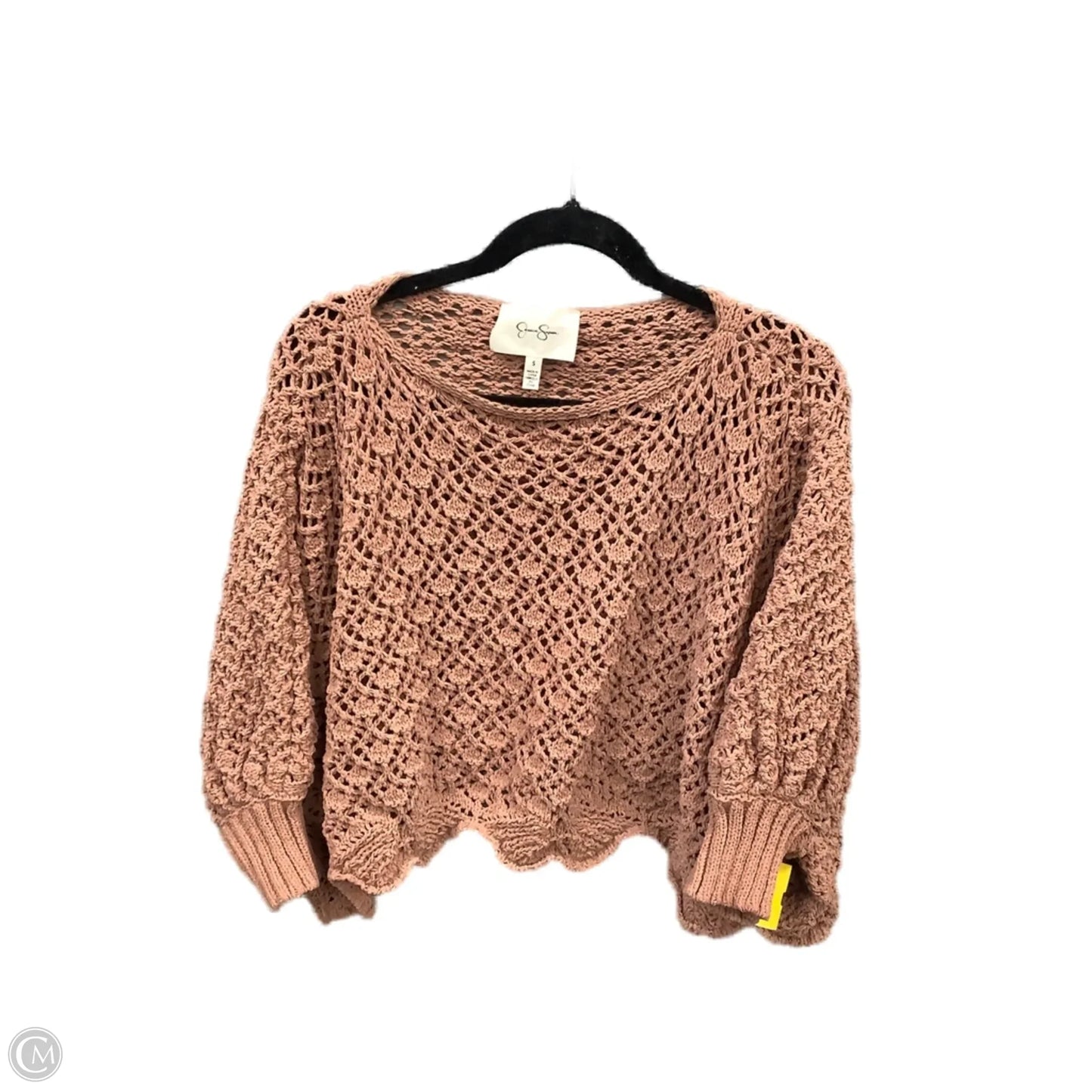 Sweater Short Sleeve By Jessica Simpson In Brown