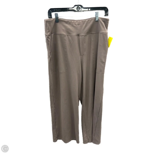 Athletic Pants By Clothes Mentor In Brown, Size: Xl