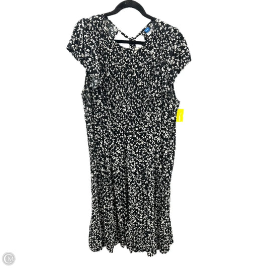 Dress Casual Maxi By Old Navy In Black, Size: Xxl