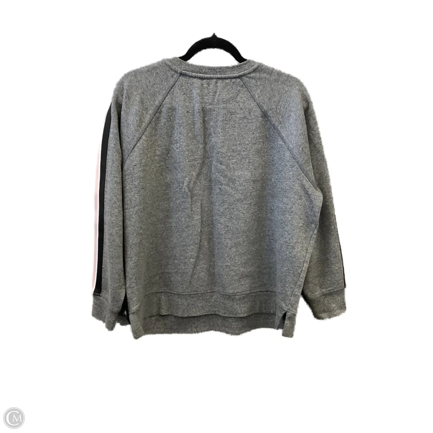 Athletic Sweatshirt Crewneck By Calvin Klein In Grey, Size: M