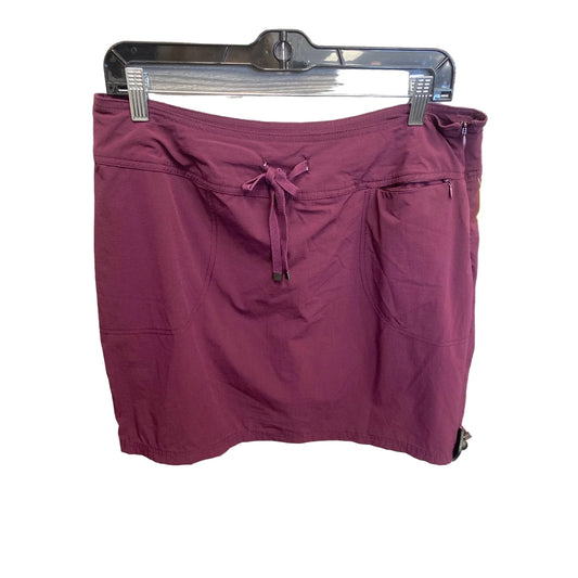 Athletic Skort By Green Tea In Purple, Size: Xl