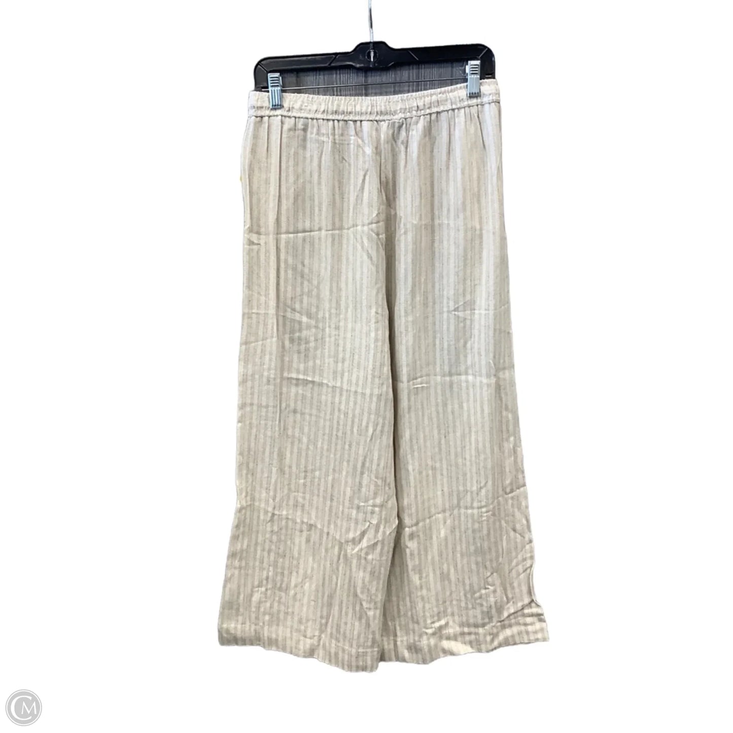 Pants Linen By Max Studio In Striped Pattern, Size: 8