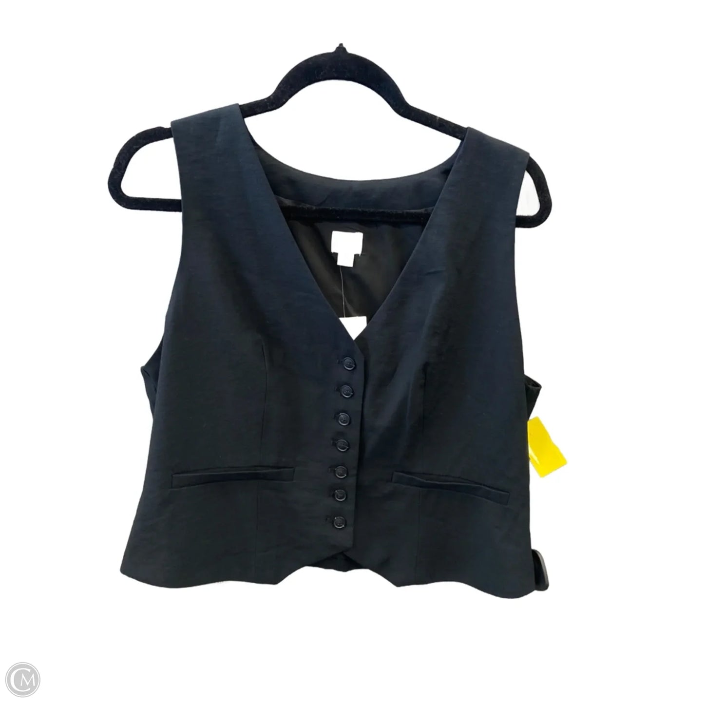 Top Sleeveless By A New Day In Black, Size: Xl