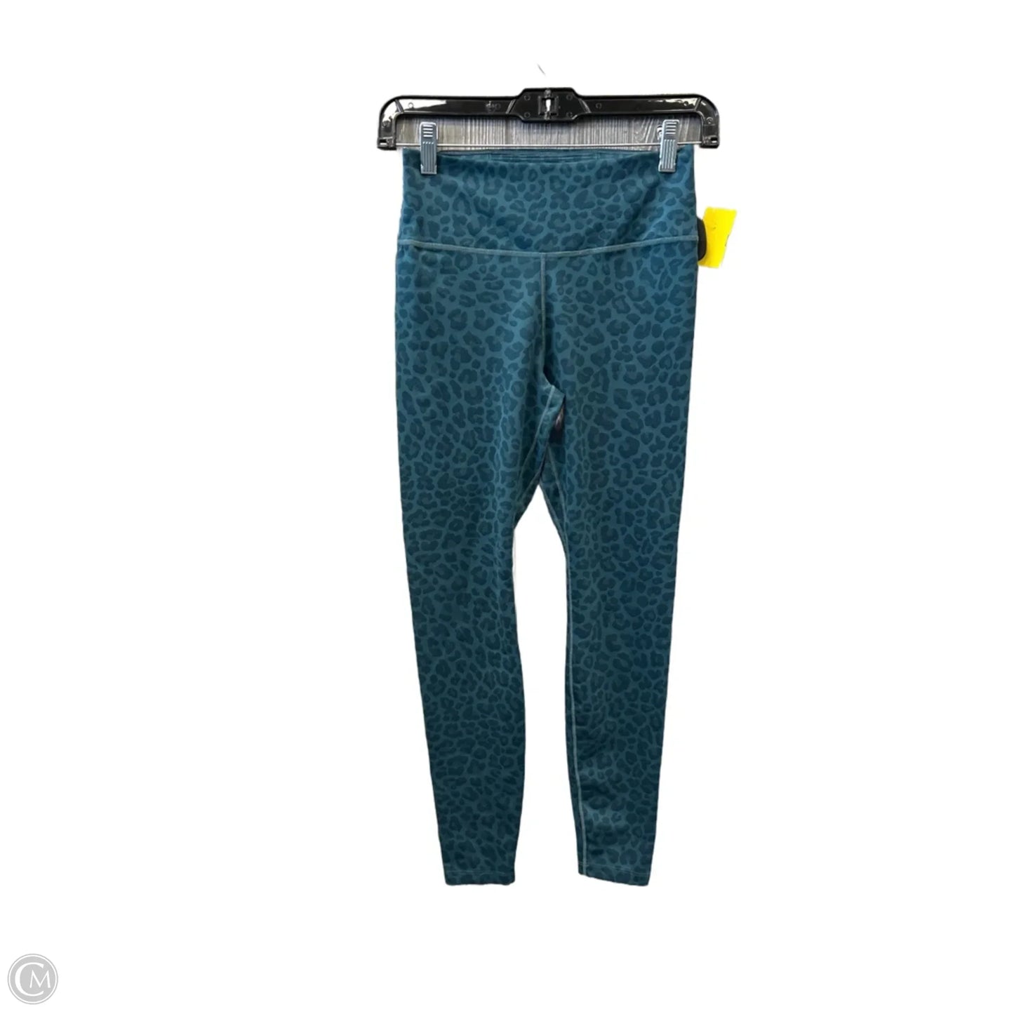 Athletic Leggings By Nike Apparel In Green, Size: Xs