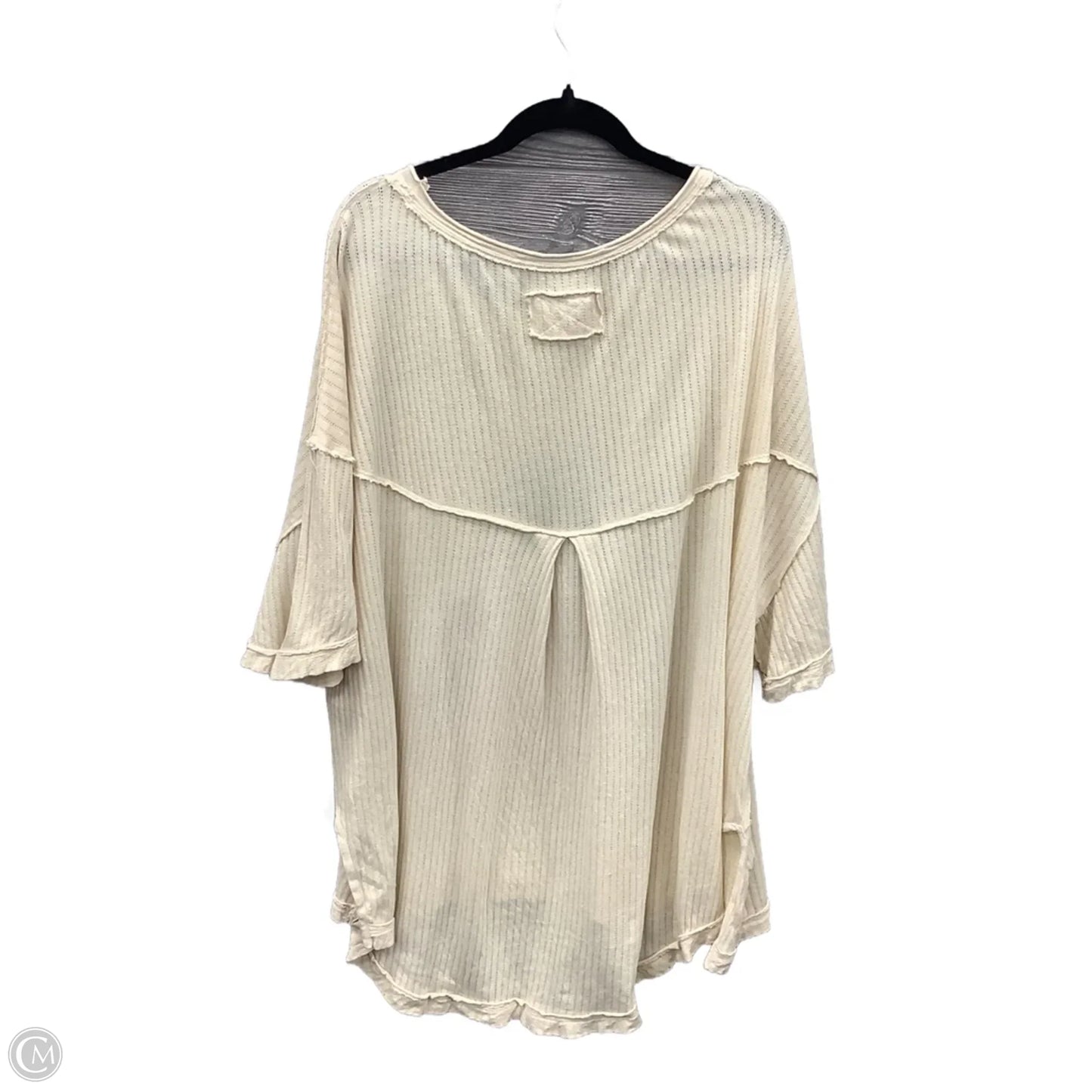 Tunic Short Sleeve By We The Free In Cream, Size: L