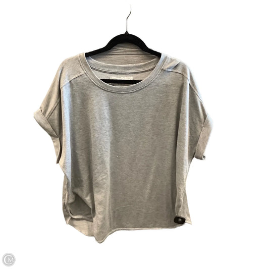 Top Short Sleeve By Cupio In Grey, Size: 1x