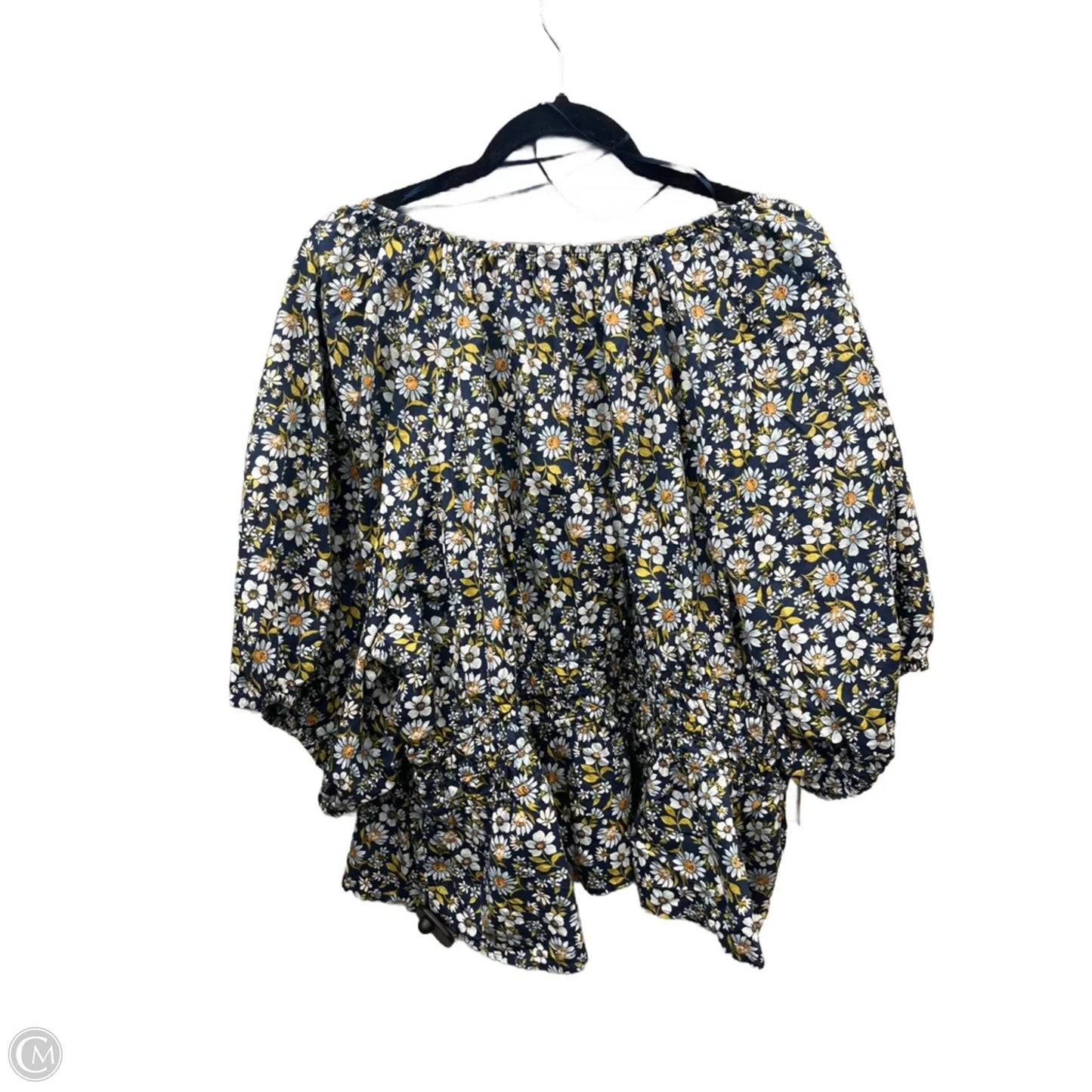 Top Short Sleeve By Old Navy In Floral Print, Size: 3x