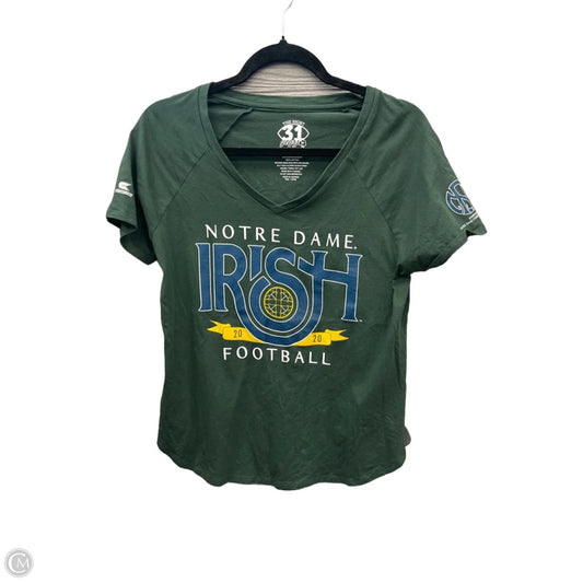 Top Short Sleeve By Clothes Mentor In Green, Size: M