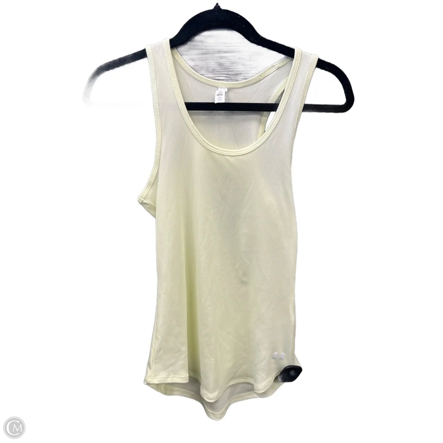 Athletic Tank Top By Under Armour In Yellow, Size: M