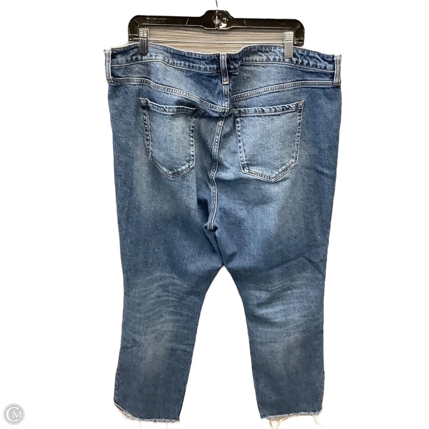 Jeans Straight By Torrid In Blue Denim, Size: 18