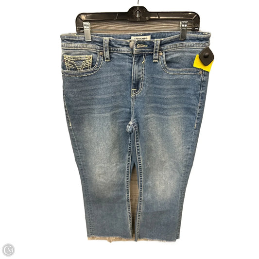 Jeans Boot Cut By Vigoss In Blue Denim, Size: 12