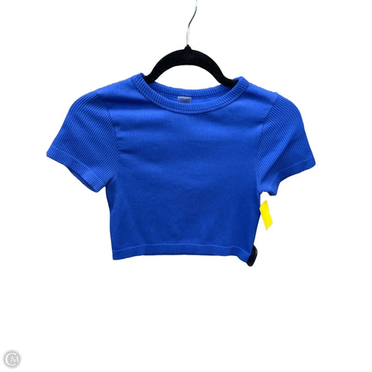 Top Short Sleeve By Clothes Mentor In Blue, Size: S